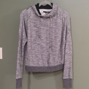 Rag & Bone Murphy Cross Back Heather Grey Pullover Hoodie Sz XS